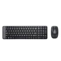 clavier et souris Logitech 920-003721 Noir Italien QWERTY