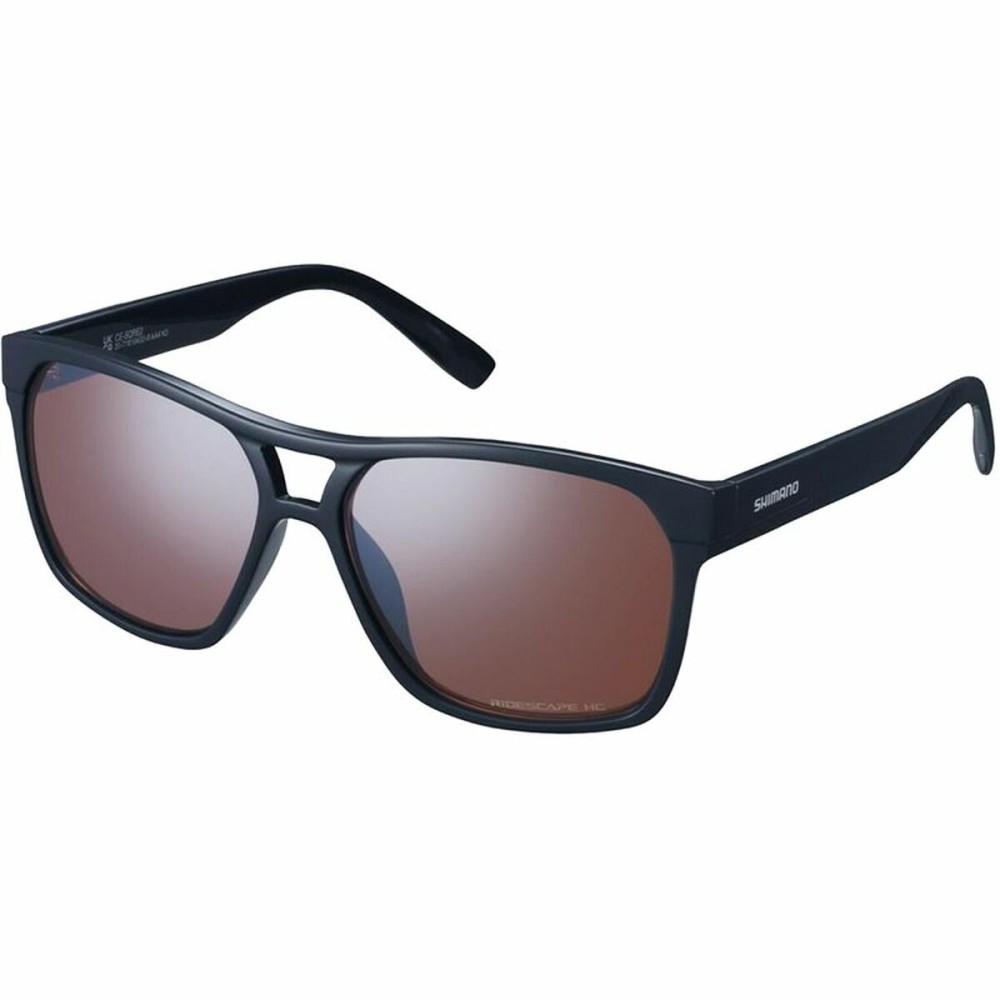 Unisex-Sonnenbrille Eyewear Square  Shimano ECESQRE2HCB27 Schwarz