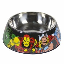 Futternapf für Hunde Marvel Melamine 180 ml Rot Metall