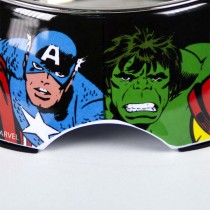 Futternapf für Hunde Marvel Melamine 180 ml Rot Metall