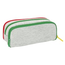 Dreifaches Mehrzweck-Etui Benetton Pop Grau (21 x 8 x 8 cm)