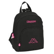 Casual Backpack Kappa Black and pink Black 13 L