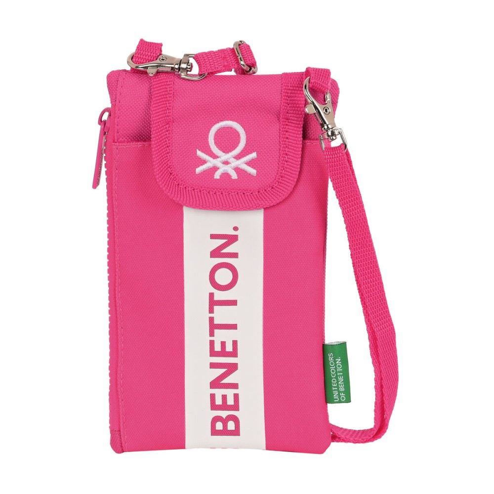 Purse Benetton Raspberry Mobile cover Fuchsia