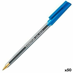 Crayon Staedtler Stick 430 Bleu (50 Unités)