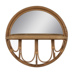 Miroir mural Beige 42 x 12,5 x 42 cm