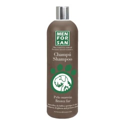 Shampoing pour animaux de compagnie Menforsan 1 L Chien Cheveux marrons