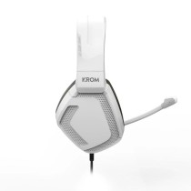 Casques avec Microphone Nox KROM KOPA PRO Blanc Noir