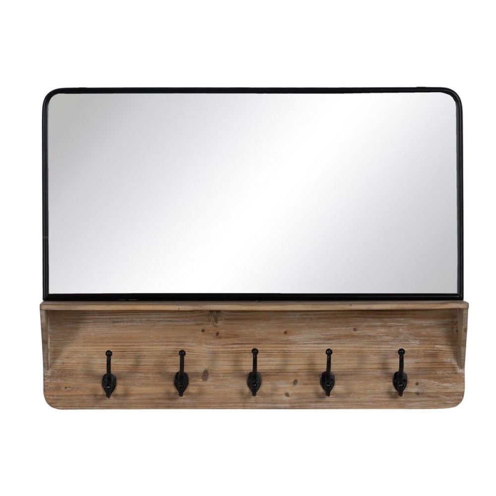 Wall mirror Black Beige 90 x 13 x 66 cm