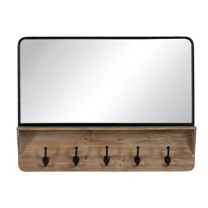 Miroir mural Noir Beige 90 x 13 x 66 cm