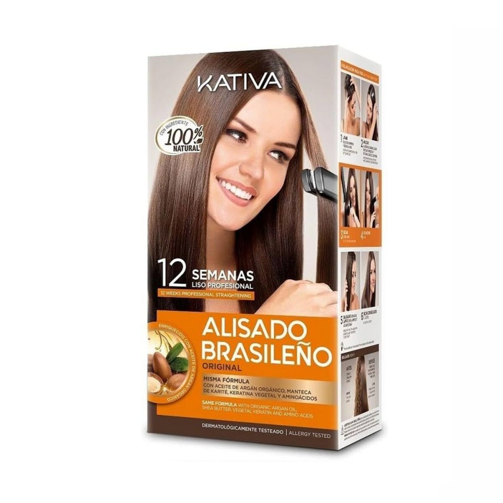 Brazilian Hair Straightener Set Kativa Alisado Brasileño