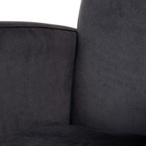 Armchair Black Grey 68 x 97 x 86 cm