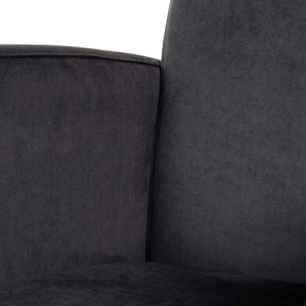 Fauteuil Noir Gris 68 x 97 x 86 cm