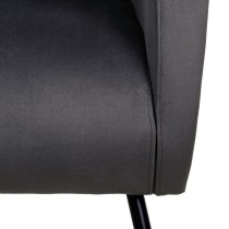 Fauteuil Noir Gris 68 x 97 x 86 cm