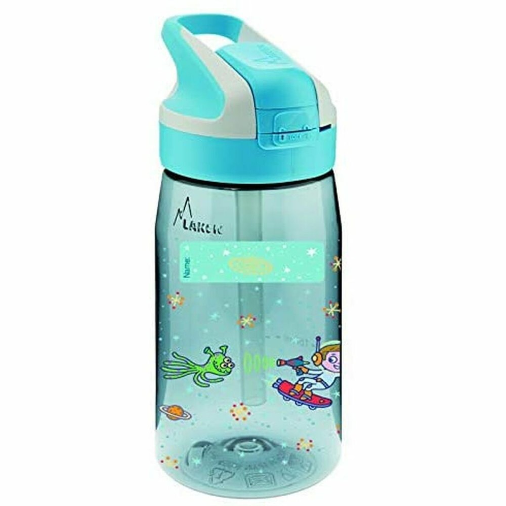 Wasserflasche Laken Summit Space Robots Blau Aquamarin (0,45 L)