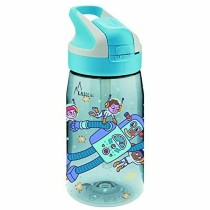 Water bottle Laken Summit Space Robots Blue Aquamarine (0,45 L)