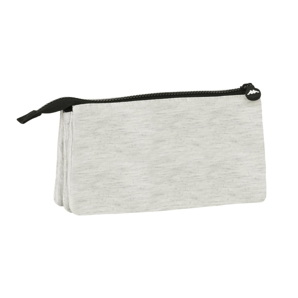 Trousse Fourre-Tout Triple Kappa Grey knit Gris (22 x 12 x 3 cm)