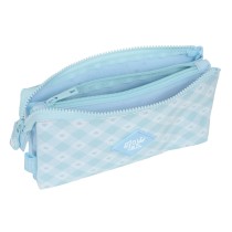 Triple Carry-all Glow Lab Cisnes Light Blue 22 x 12 x 3 cm