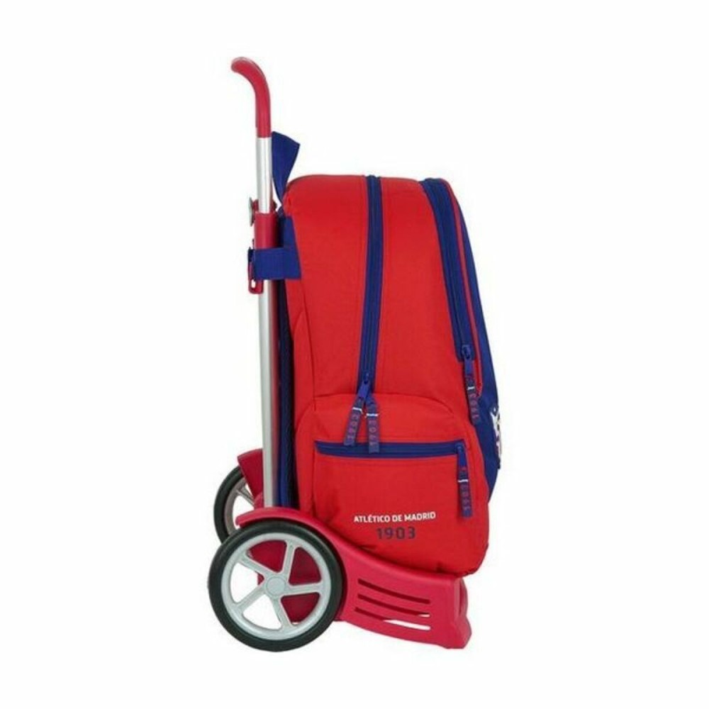 School Rucksack with Wheels Evolution Atlético Madrid Neptuno