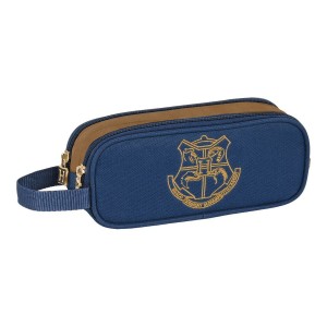 School Case Harry Potter Magical Brown Navy Blue (21 x 8 x 6 cm)