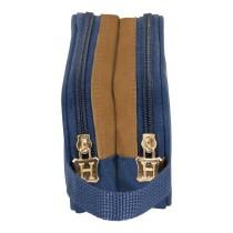 Trousse d'écolier Harry Potter Magical Marron Blue marine (21 x 8 x 6 cm)