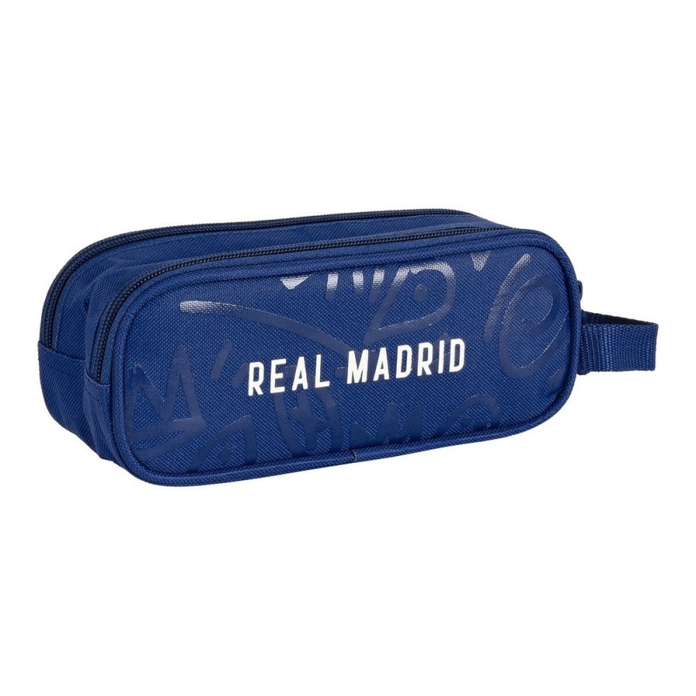 Trousse d'écolier Real Madrid C.F. Bleu (21 x 8 x 6 cm)