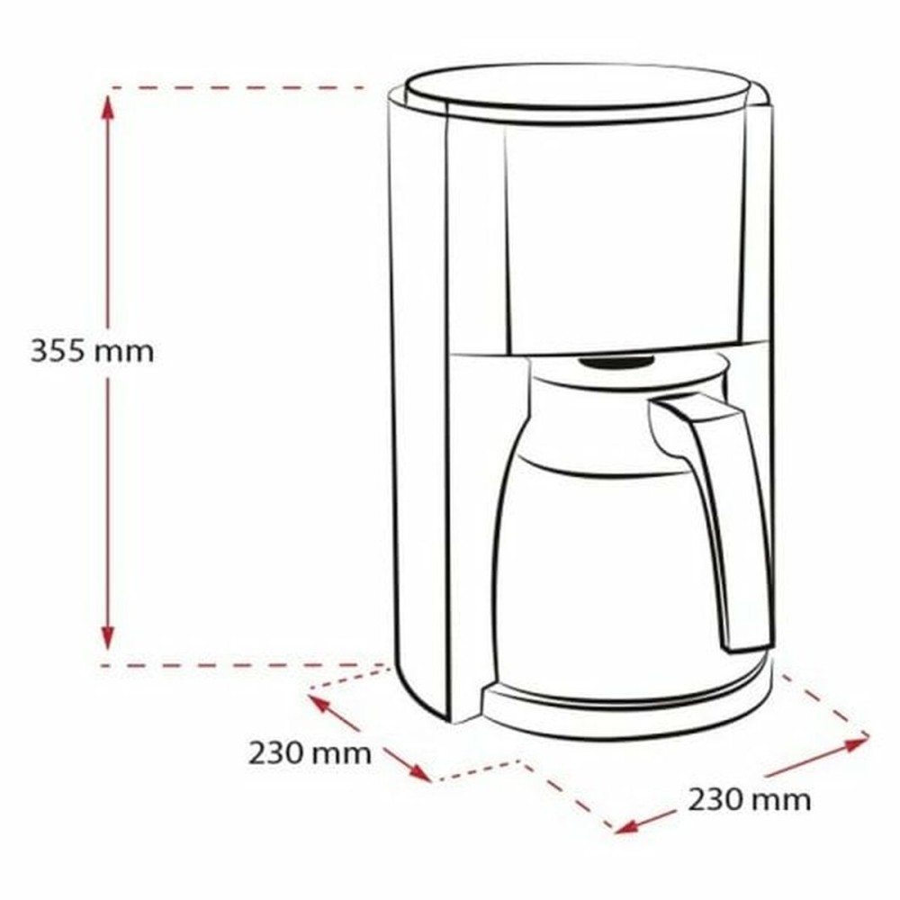 Cafétière électrique Melitta Noir Acier