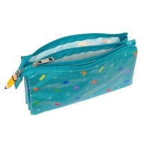 Triple Carry-all CoComelon Back to class Light Blue (22 x 12 x 3 cm)