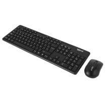 clavier et souris iggual IGG319277 Noir Espagnol Qwerty QWERTY