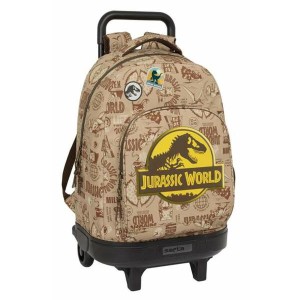 School Rucksack with Wheels Jurassic World 33 x 45 x 22 cm