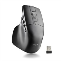 Schnurlose Mouse NGS HIT-RB Schwarz 1600 dpi