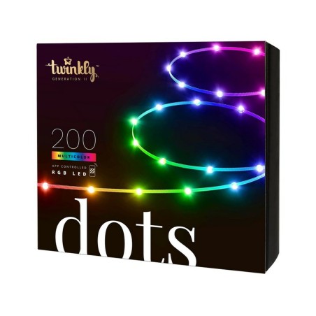 LED-Lichterkette Twinkly TWD200STP-TEU Schwarz Bunt G