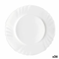 Assiette à dessert Bormioli Rocco Ebro Blanc verre (20 cm) (36 Unités)