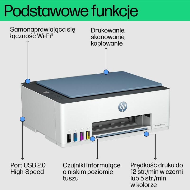 Imprimante Multifonction HP Smart Tank 585