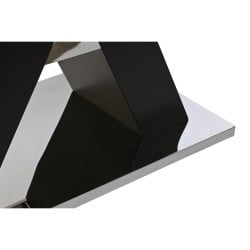 Table de Salle à Manger DKD Home Decor Noir Bois Verre trempé Bois MDF 180 x 90 x 76 cm