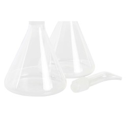 Öl- und Essig-Set DKD Home Decor 200 ml 19,5 x 10 x 23,5 cm Metall Durchsichtig 2 Stück Borosilikatglas