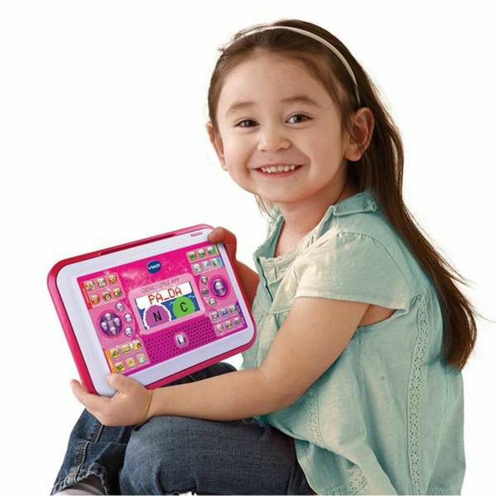 Ordinateur-jouet Vtech Little App ES 18 x 26 x 4 cm Rose