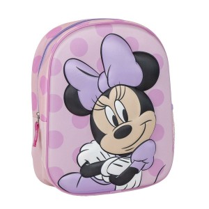 School Bag Minnie Mouse Pink 25 x 31 x 10 cm