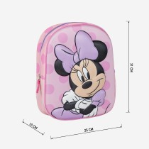 Cartable Minnie Mouse Rose 25 x 31 x 10 cm