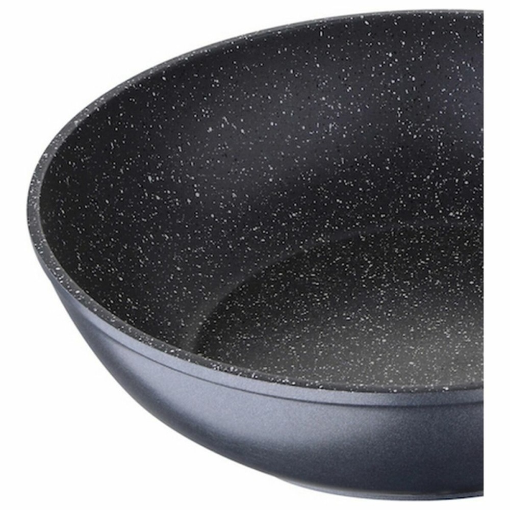 Wok Pfanne Masterpro Grau Aluminium Geschmiedetes Aluminium (Ø 28 cm)