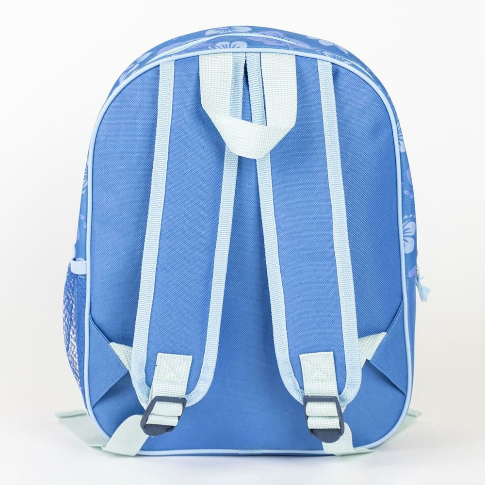 School Bag Stitch Blue 25 x 31 x 10 cm