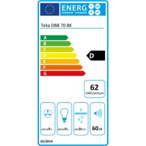 Conventional Hood Teka DBB70 70 cm 380 m3/h 60 dB 195W Black