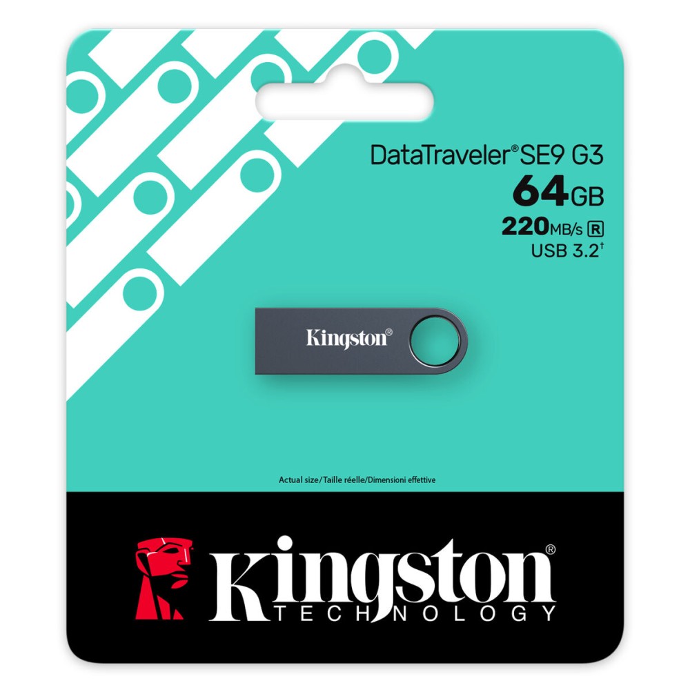 USB stick Kingston KE-U2X64-1AC Black 64 GB