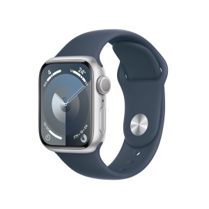 Smartwatch Apple Watch Series 9 Blau Silberfarben 41 mm