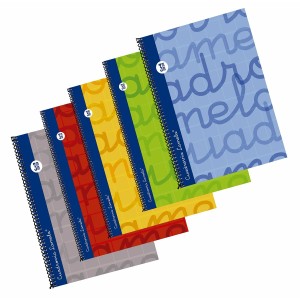 Notebook Lamela Multicolour Din A4 5 Pieces 80 Sheets