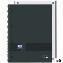 Notebook Oxford European Book Write&Erase Black A4 80 Sheets (5 Units)