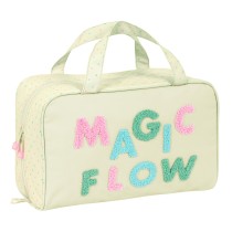 Kulturbeutel für die Schule Glow Lab Magic flow Beige 31 x 14 x 19 cm