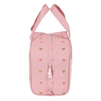 School Toilet Bag Glow Lab Hearts Pink 31 x 14 x 19 cm