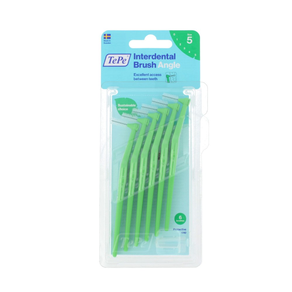 brosses interdentaires Tepe Vert (6 Pièces)