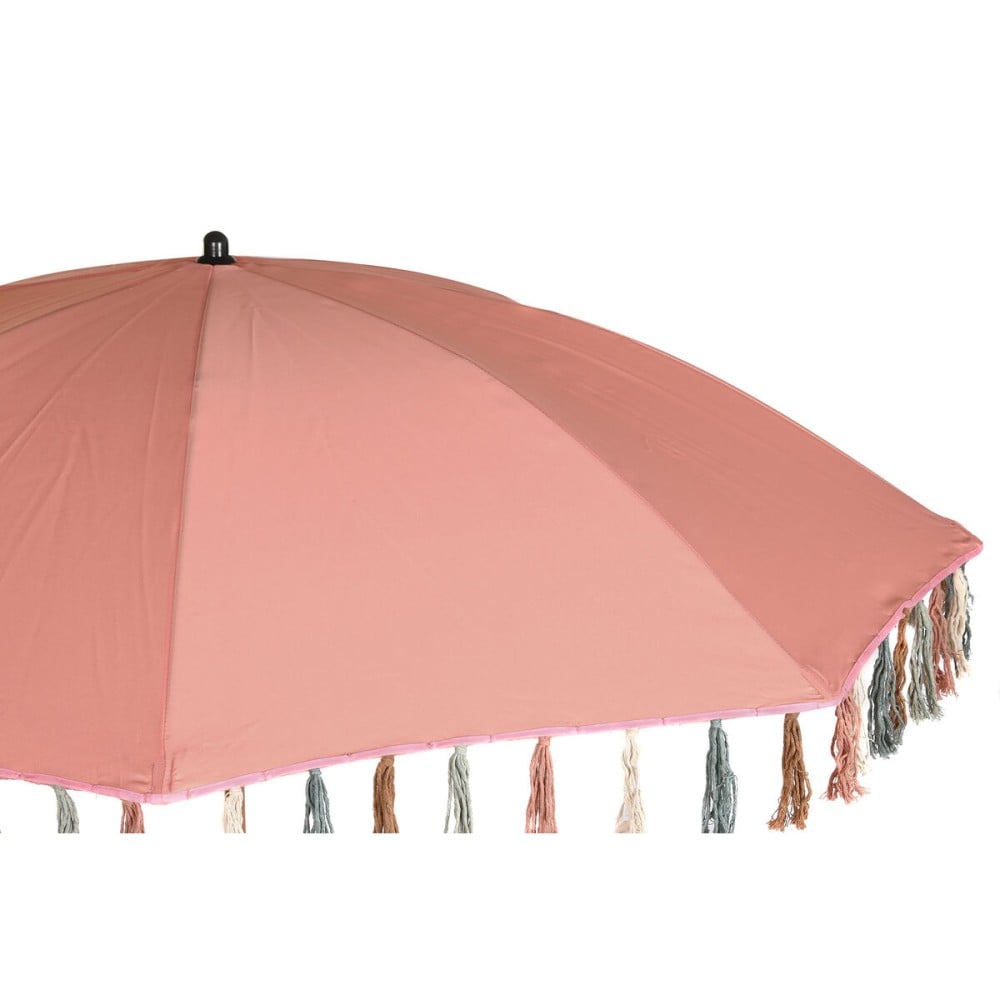 Parasol DKD Home Decor Acier Corail Aluminium (180 x 180 x 190 cm)