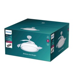 Ventilateur de Plafond avec Lumière Philips Atlas Blanc 35 W 28 W 4500 Lm